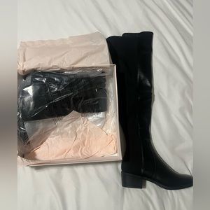 NWT. JustFab. Lornah boots in black. 7.5